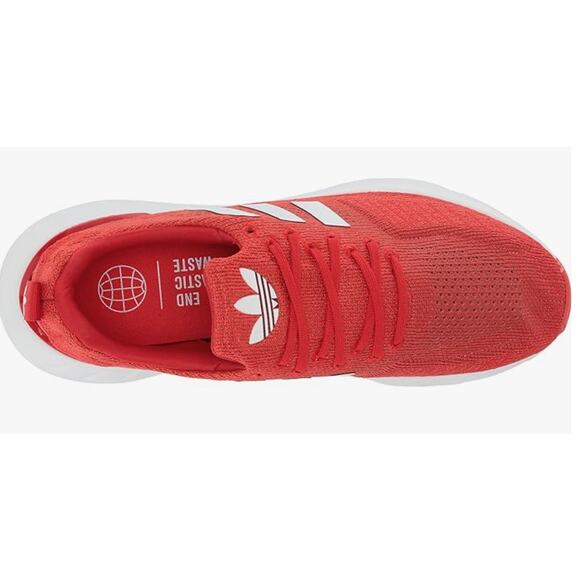 adidas Originals Men's Swift Run 22 Sneaker, Vivid Red/White/Altered Amber, 9 - Picture 5 of 10